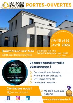 PORTES OUVERTES ST MARC SUR MER DU 14 AU 16 AVRIL 2023