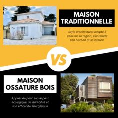 MAISON TRADITIONNELLE VS MAISON EN BOIS
