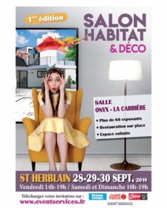 Maisons Bouvier participe au 1er salon Habitat Déco de St Herblain le 28 - 29 et 30 septembre 2018