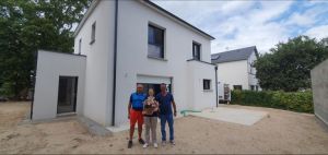 Témoignage, avis client de Mr et Mme M pour la constructeur de leur maison bouvier chez maisons bouvier, constructeur de maisons individuelles sur mesure en Loire-Atlantique