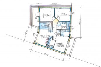 Maisons Bouvier : plan étage