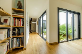 Maisons Bouvier : vue sur le patio