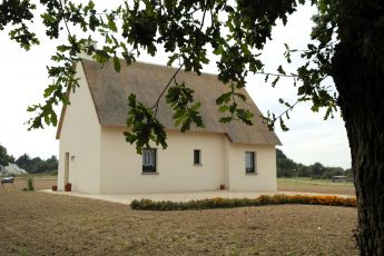 Maisons Bouvier : façade de la chaumière