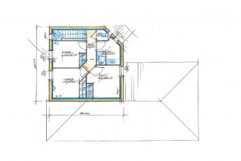 Maisons Bouvier : plan de l'étage