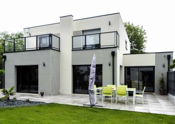 Maison avec toit terrasse à Saint-Nazaire (44)