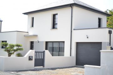 Maison toit plat & ardoise noire à Thouaré sur Loire, Loire-Atlantique (44)