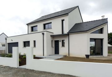 Maison avec toit plat & chassis fixe à La Chapelle-sur-Erdre, Loire-Atlantique (44)