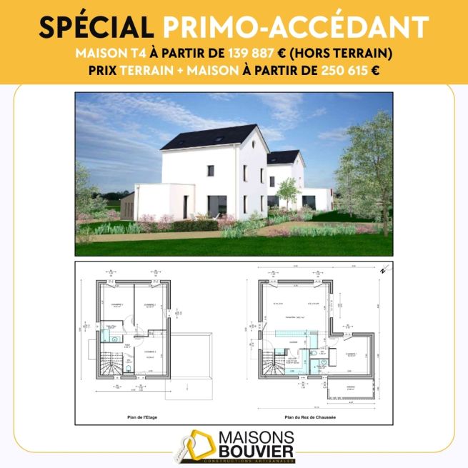 terrain + maison spéciale primo-accédant à férel 56
