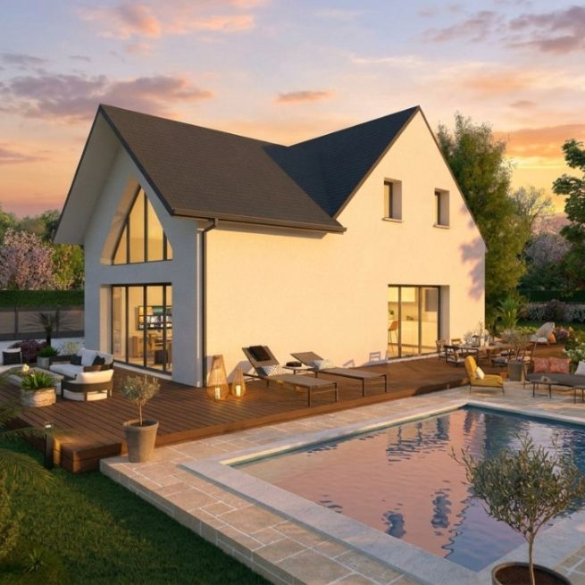 terrain + maison à vendre à mesquer en loire atlantique 44 